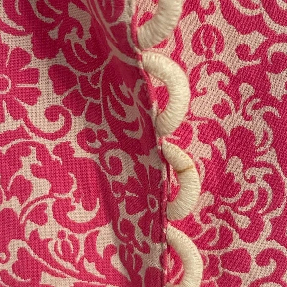 LILLY PULITER pink and white clueless preppy barbie office siren jacket size 4 - Picture 6 of 11